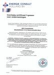 Certificaat F-gassen voor ondernemingen